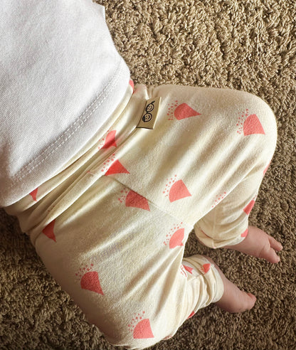 Ivory Tulips Leggings