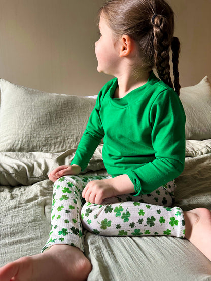 Green and Dainty Shamrocks Lounge Set