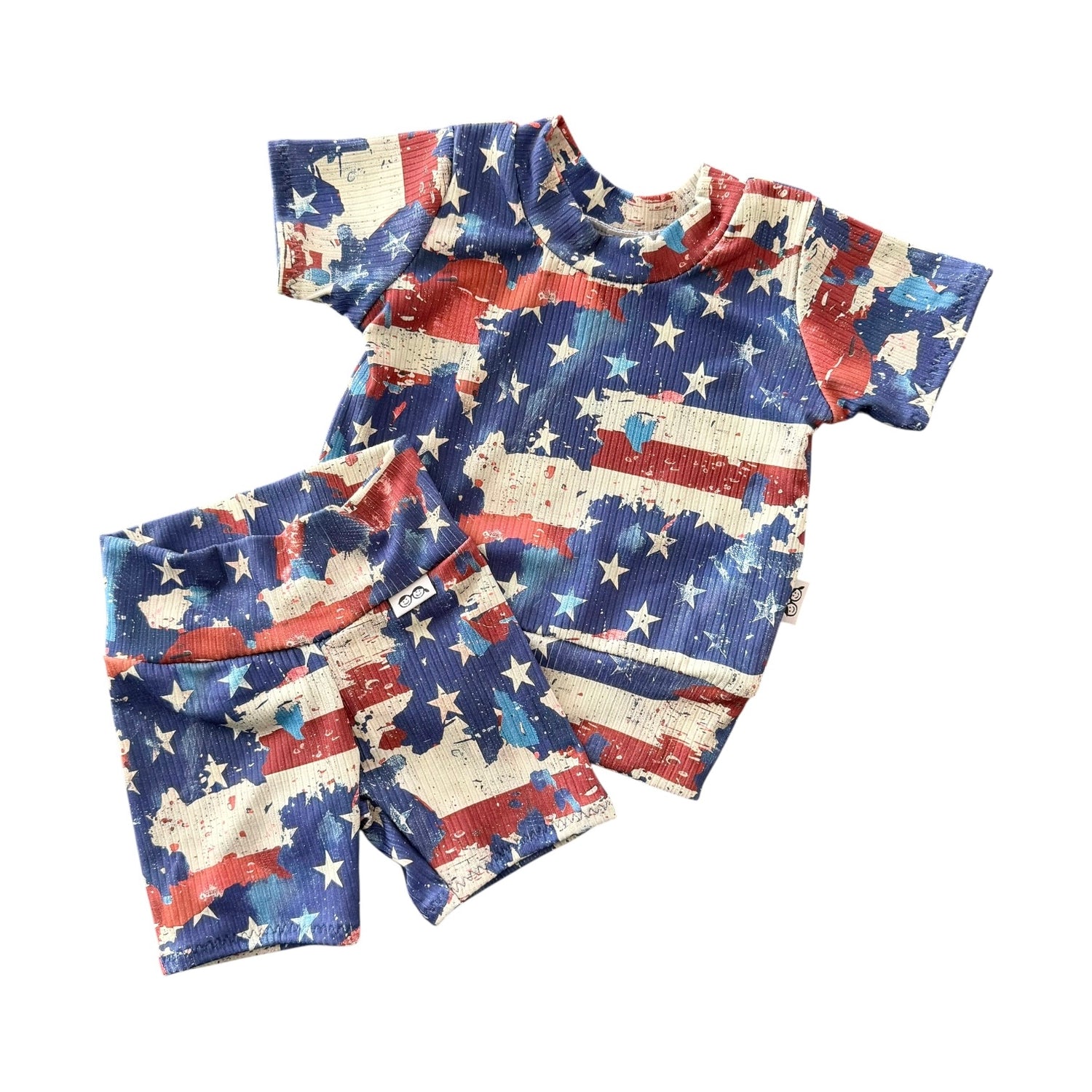Distressed Stars &amp; Stripes Ribbed Collection