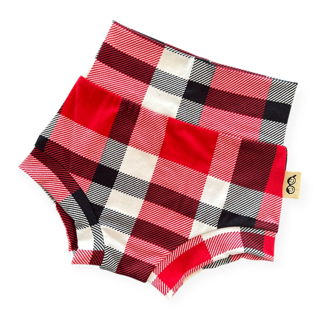 Classic Red Plaid Bummies &amp; Biker Shorts