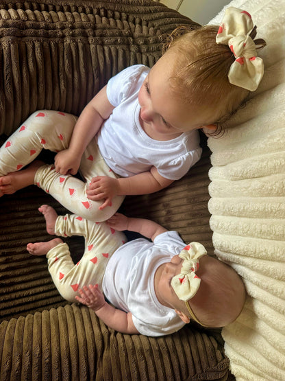 Ivory Tulips Headbands