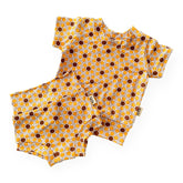 Funky Florals in Mustard Summer Lounge Set