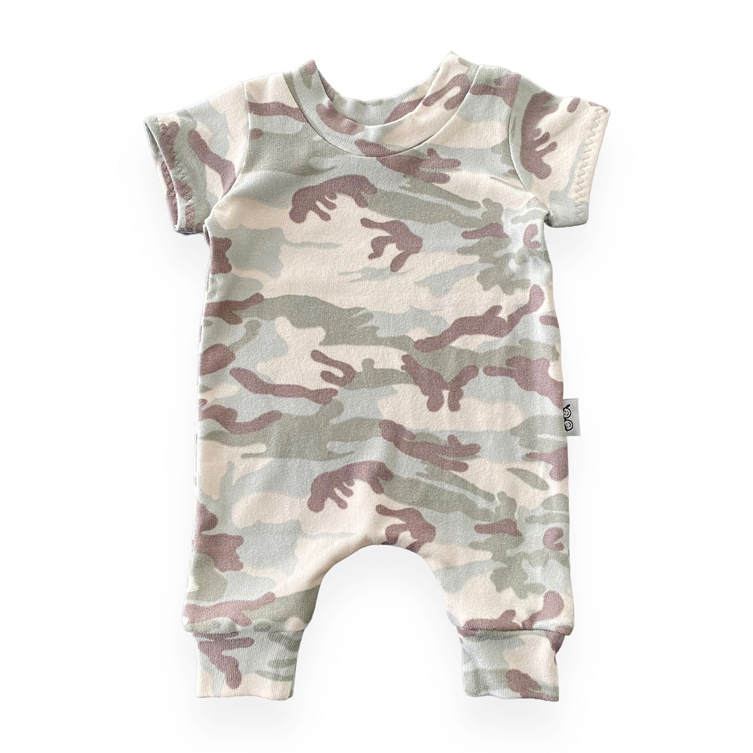 Green Camo Harem Romper