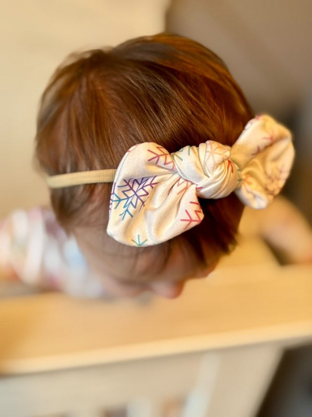 Rainbow Snowflakes Headbands