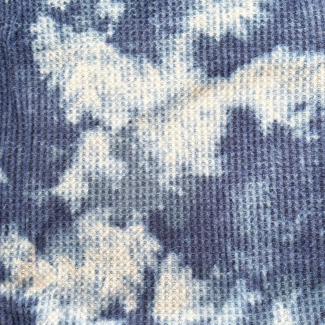 Blue Skies Plushy Waffle Knit - Limited Vault Fabric