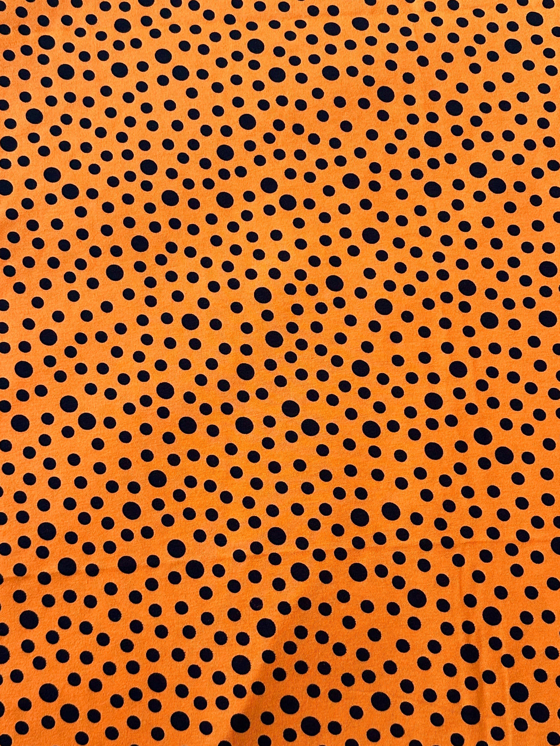 Orange Black Dots - Limited Vault Fabric