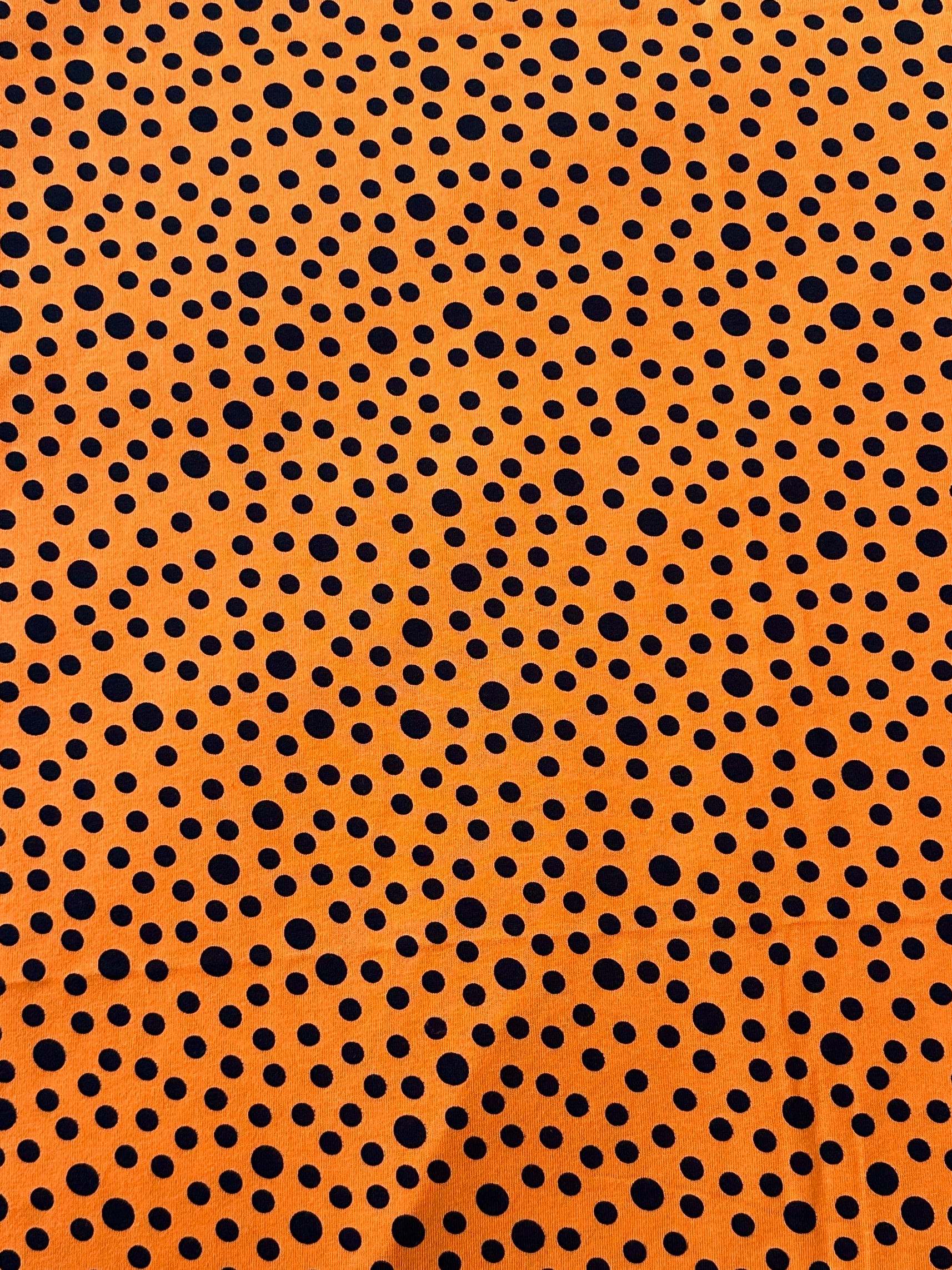 Orange Black Dots - Limited Vault Fabric