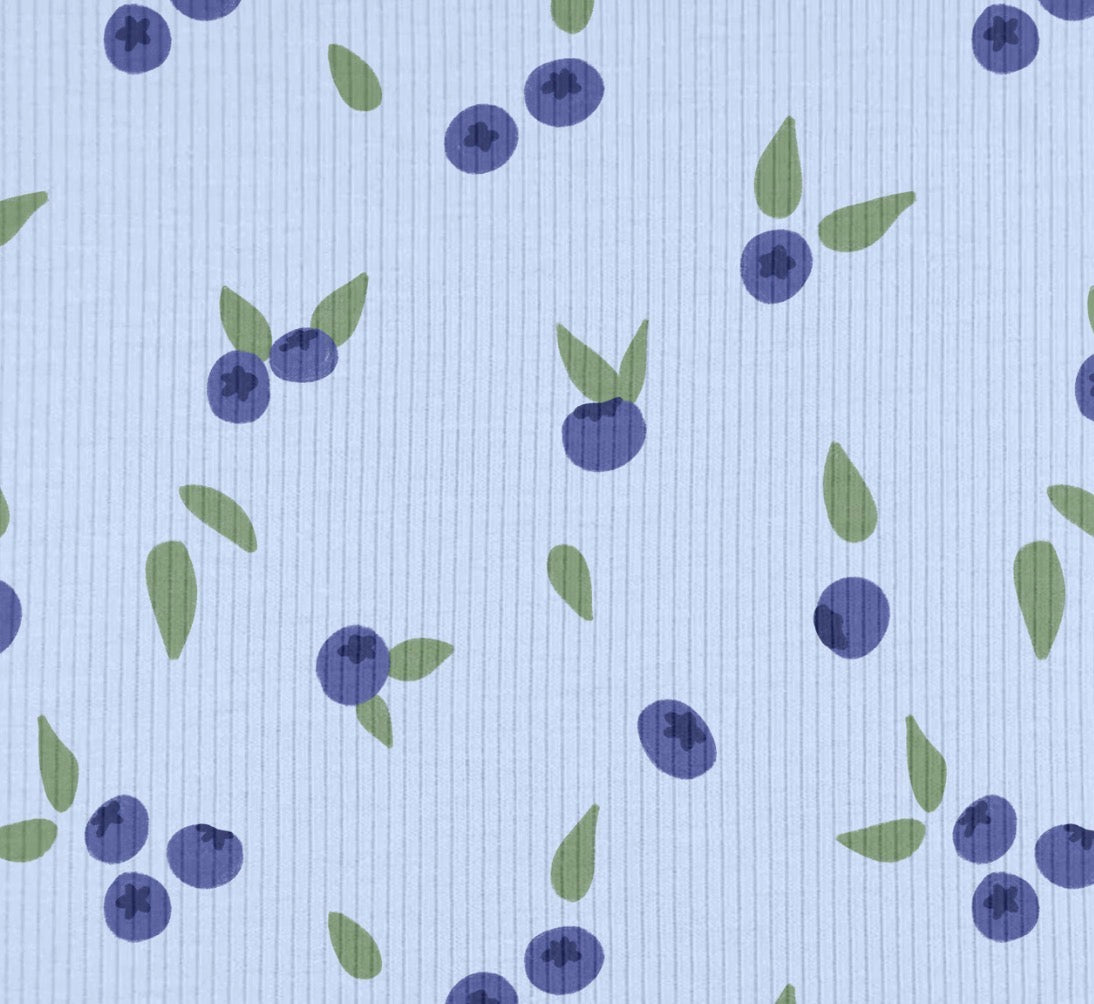Blueberry Breeze Ribbed - Limited Vault Fabric
