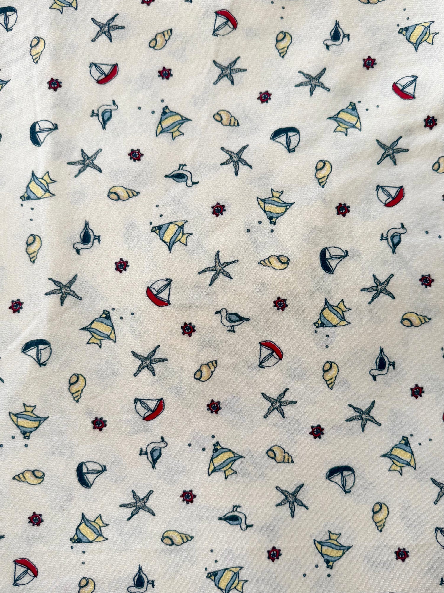 Cream Seaside Treasures - Limited Vault Fabric