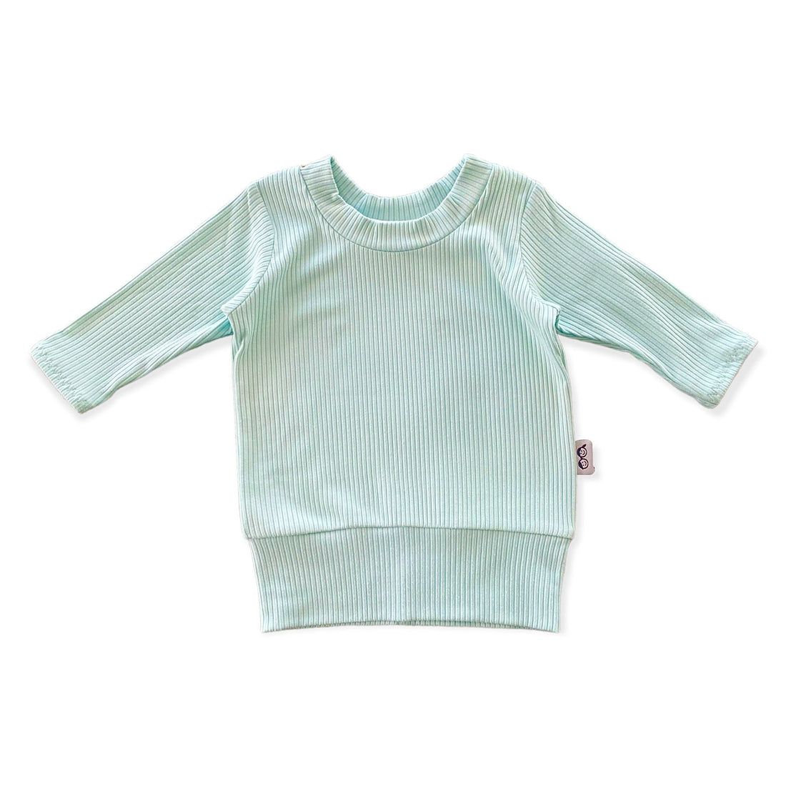 Mint Ribbed Lounge Top