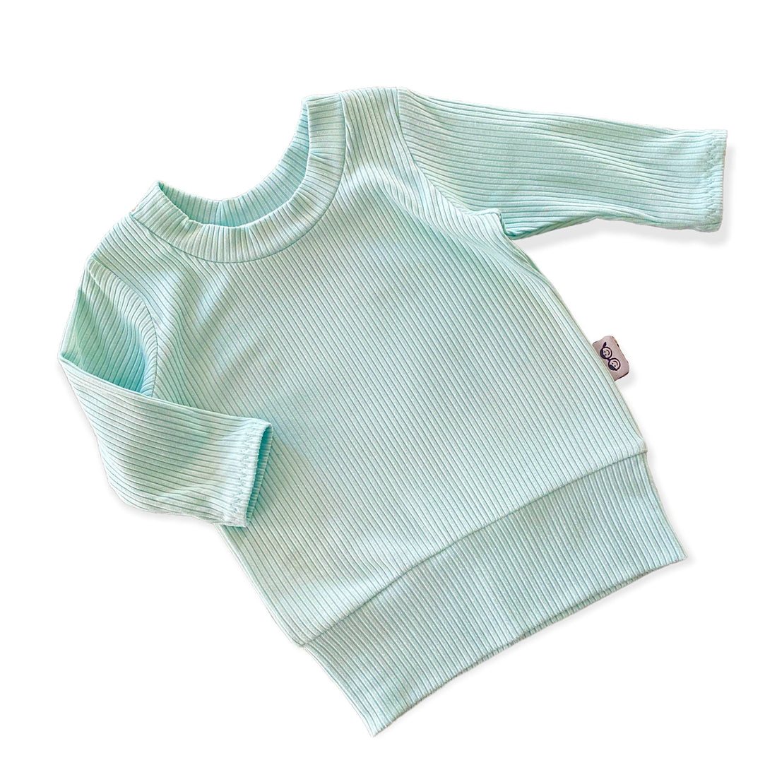 Mint Ribbed Lounge Top