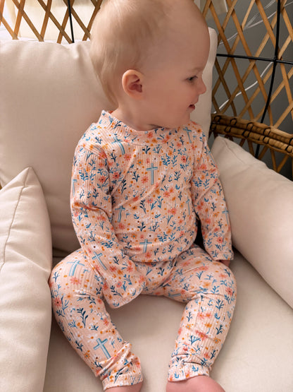 Wildflower Faith Ribbed Lounge Set