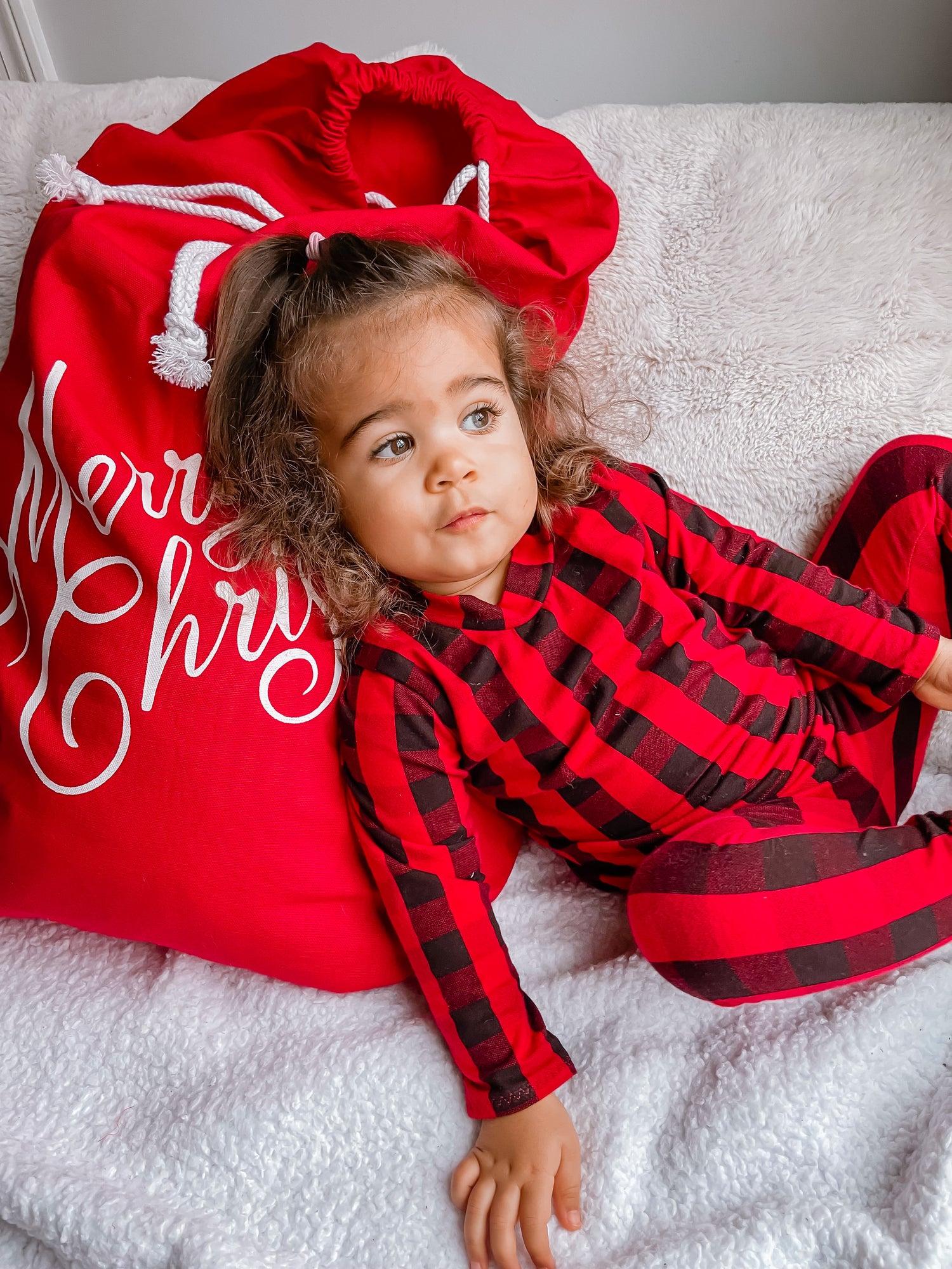 Red Buffalo Plaid Lounge Set