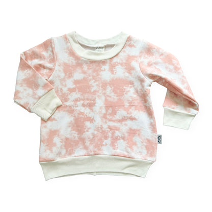 Peach Cloud Tie-Dye Lounge Set