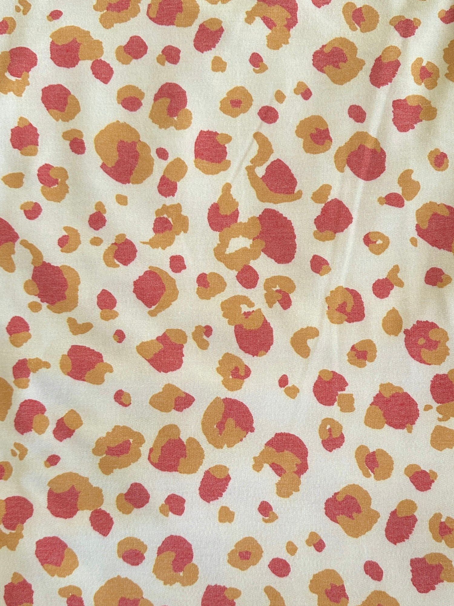 Golden Peach Leopard NEW Lounge Wear - Limited Vault Fabric