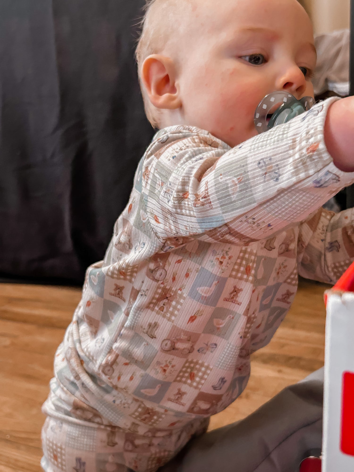 Countryside Patchwork Ribbed Lounge Set