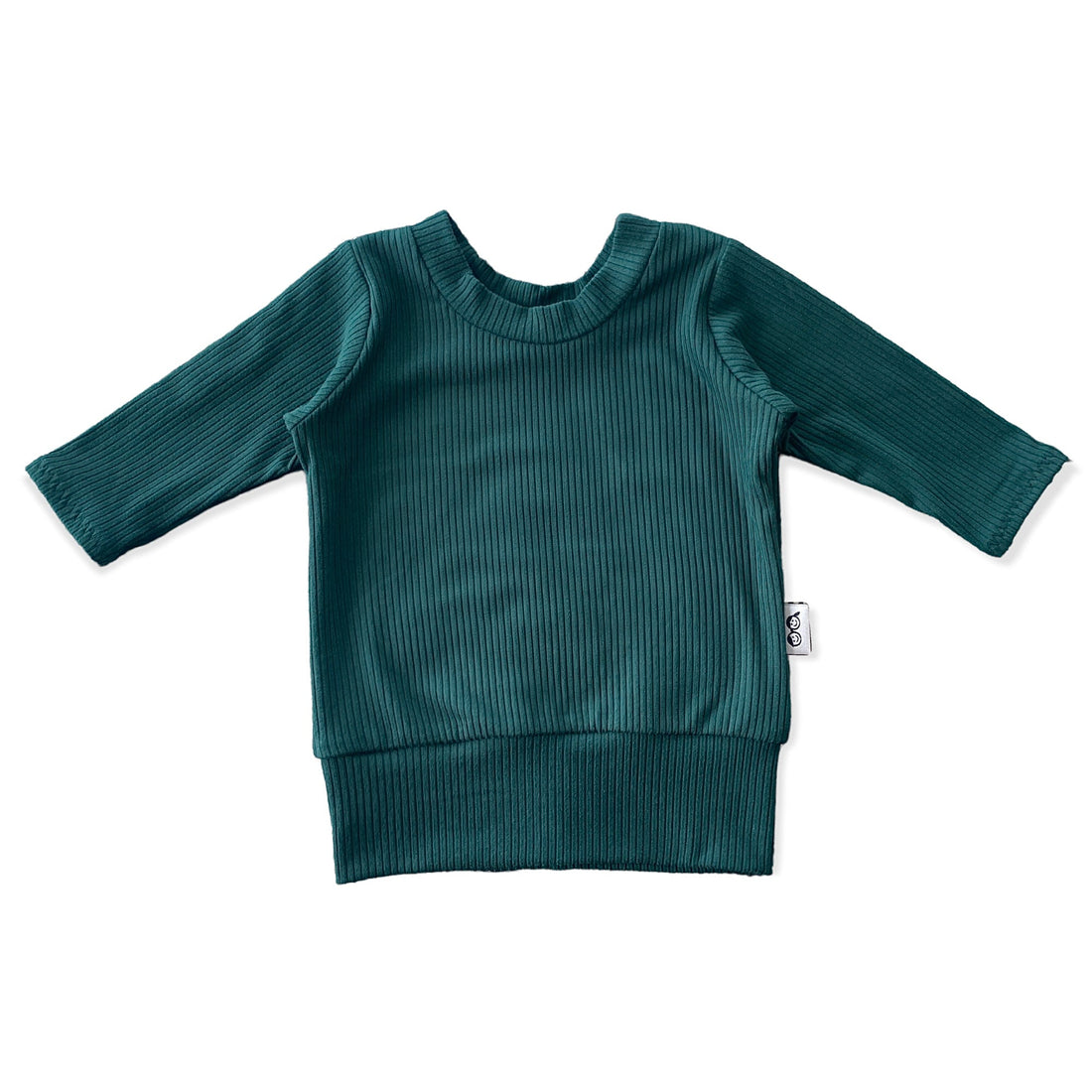 Hunter Green Ribbed Lounge Top