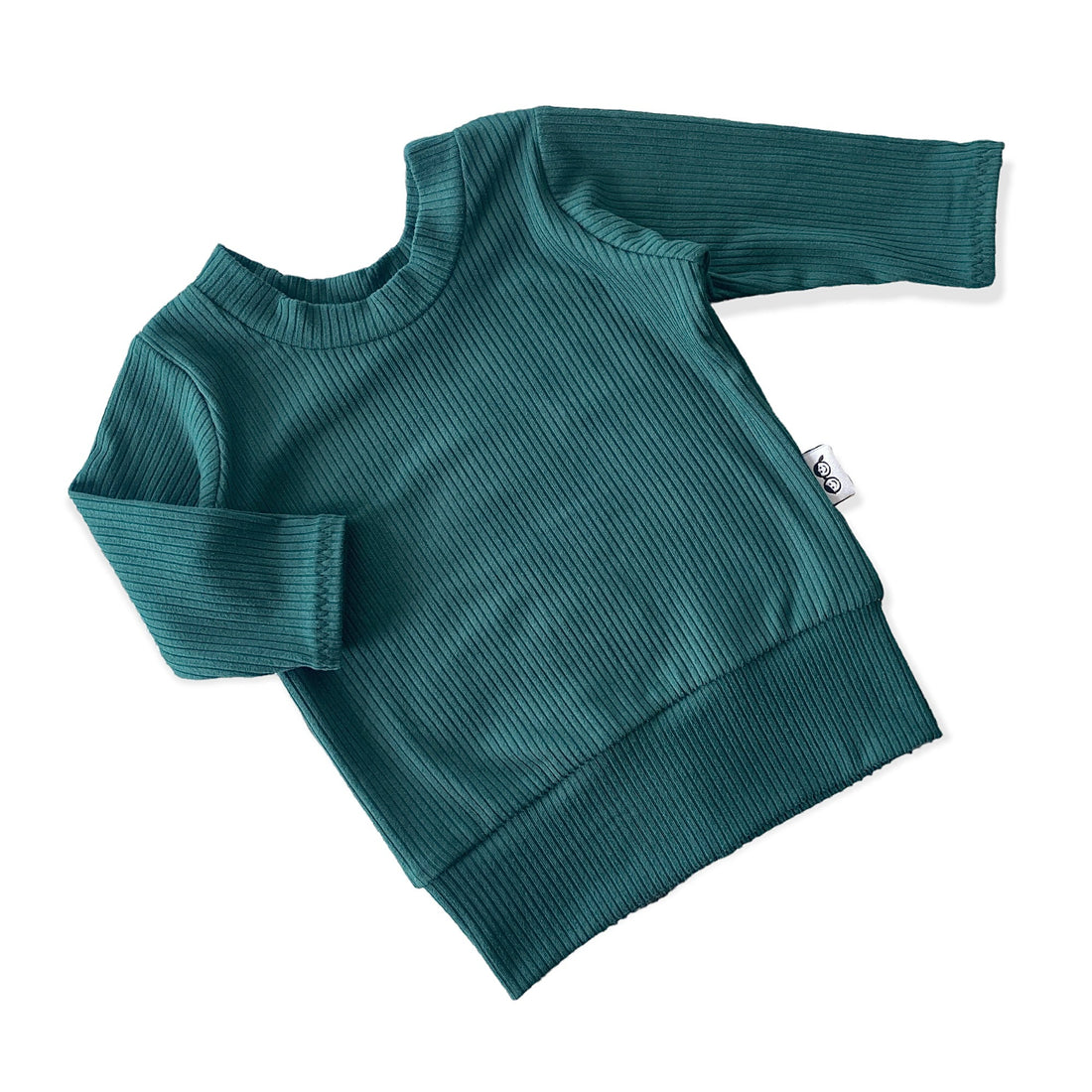 Hunter Green Ribbed Lounge Top