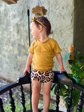 Toddler Girl wearing Leopard Ribbed Summer Lounge Set