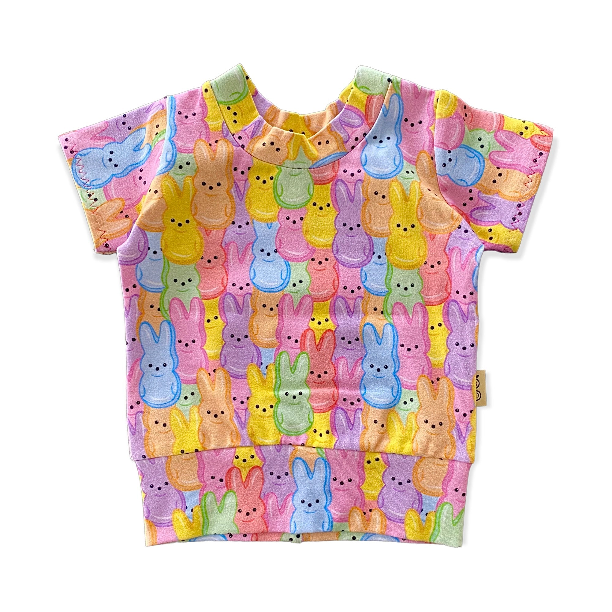 Colorful Bunnies Summer Lounge Top