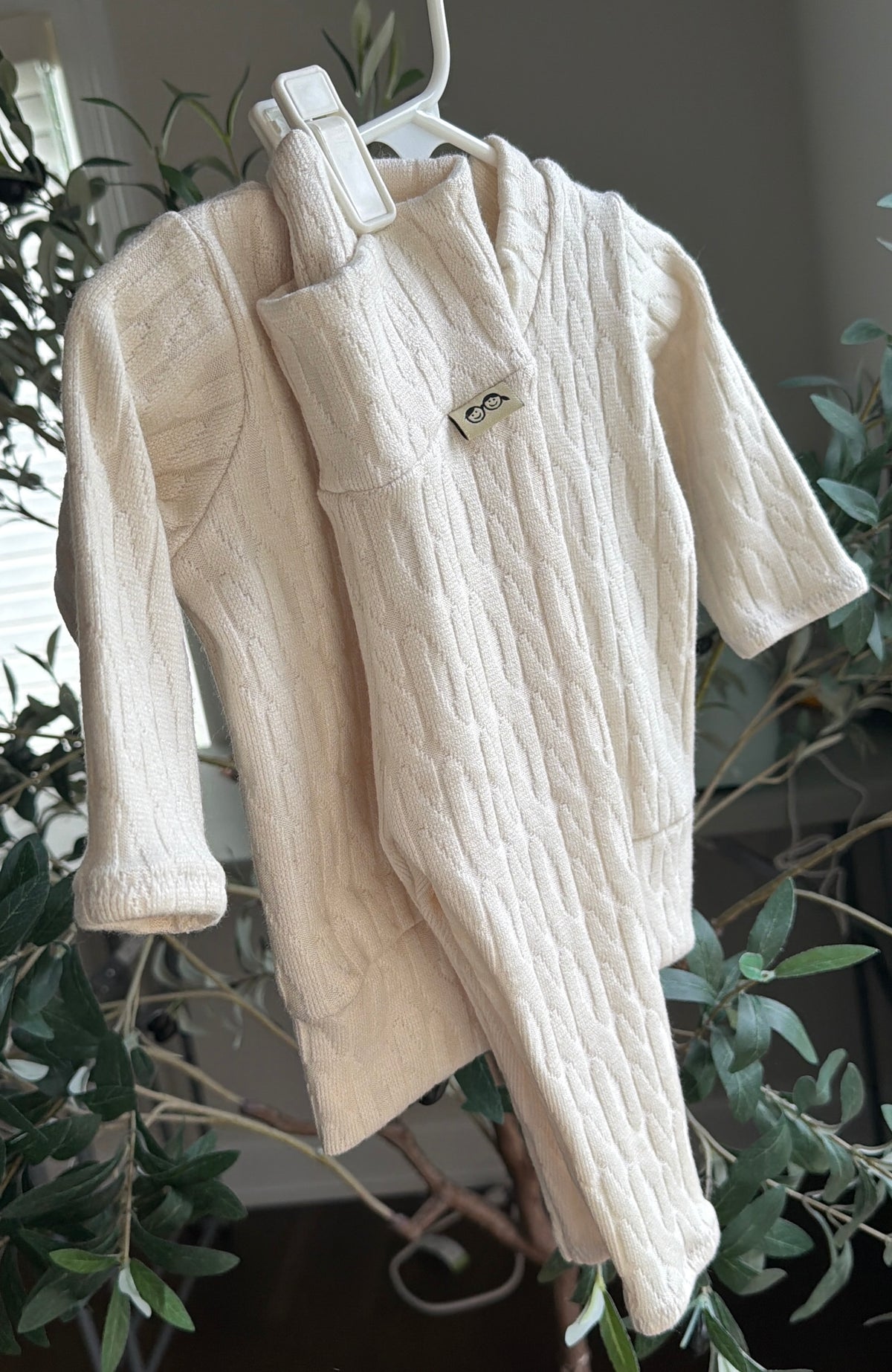 Vanilla Cream Cable Knit - Limited Vault Fabric