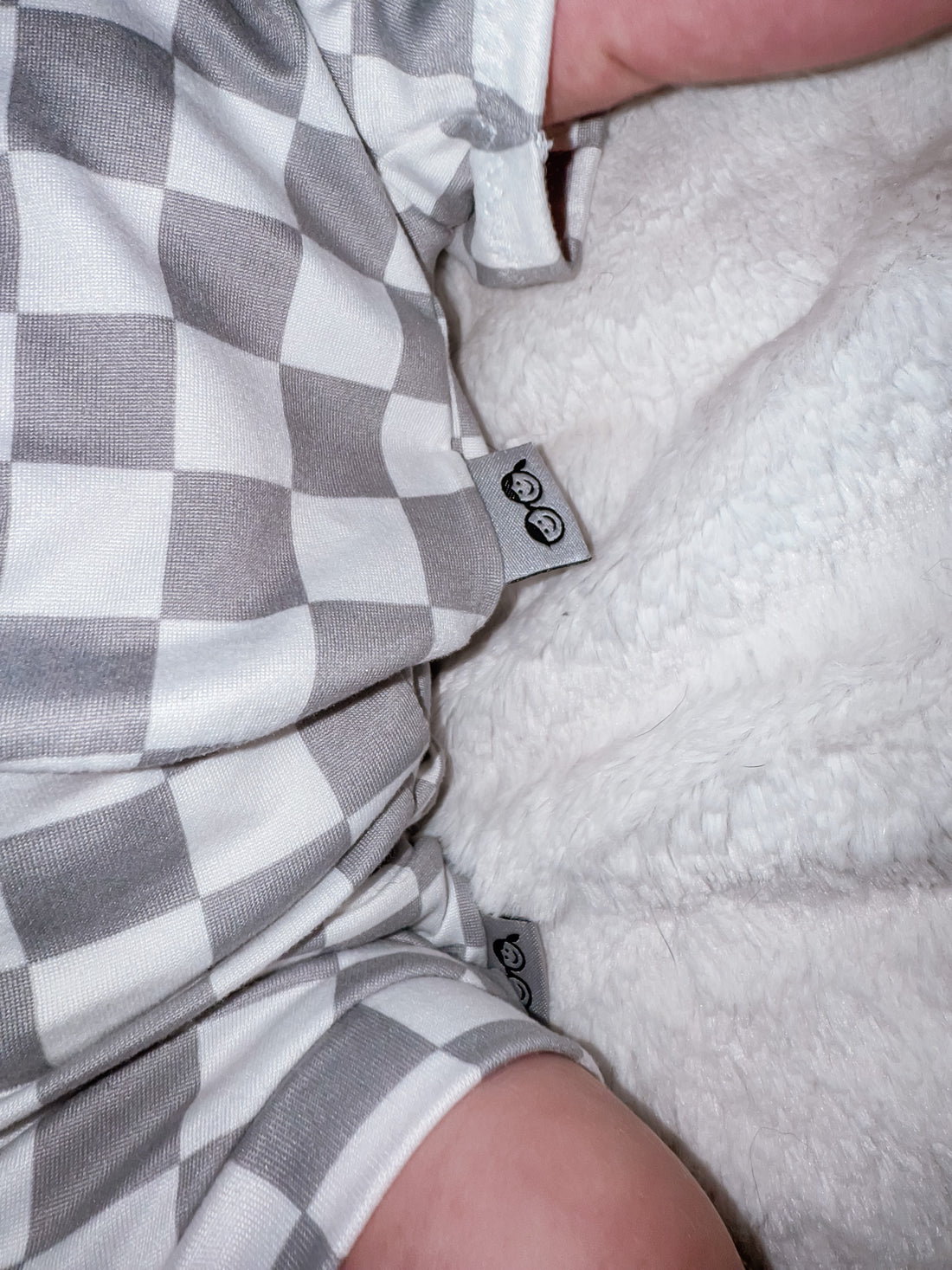 Grey Retro Checkered Summer Lounge Set