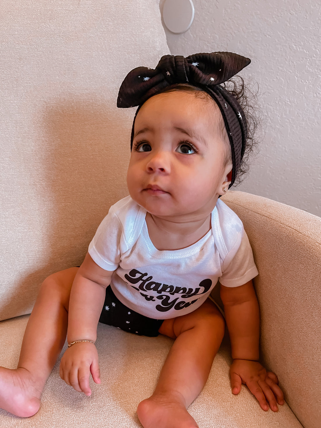 My Lucky Stars on Black Headbands