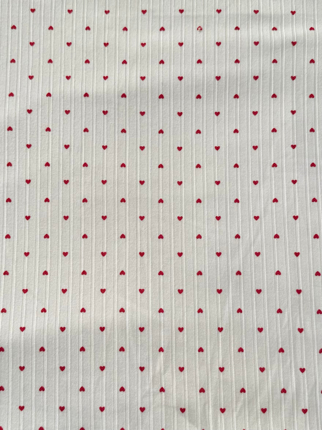 Hearts on White  - Limited Vault Fabric