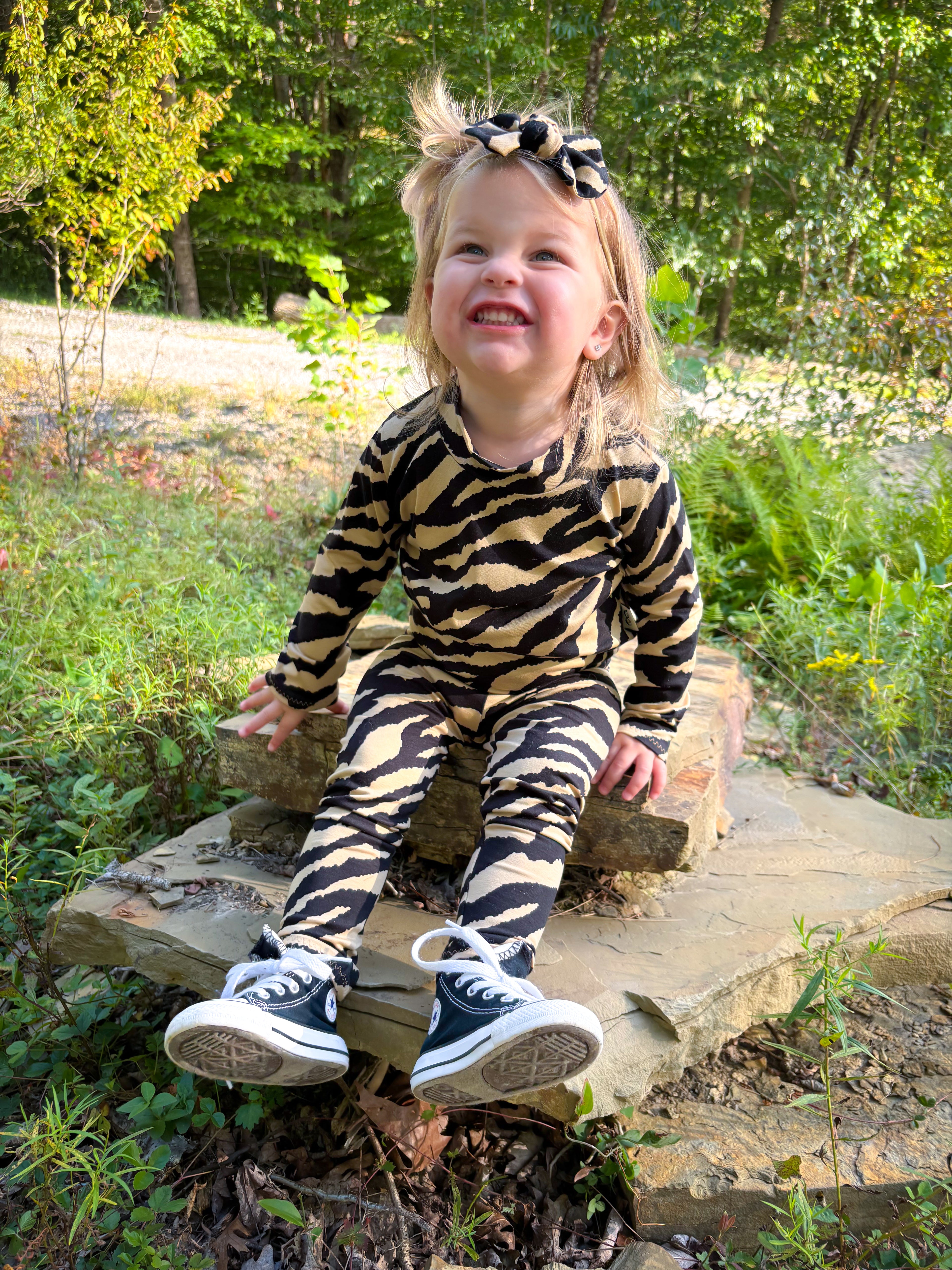 Golden Zebra Lounge Set