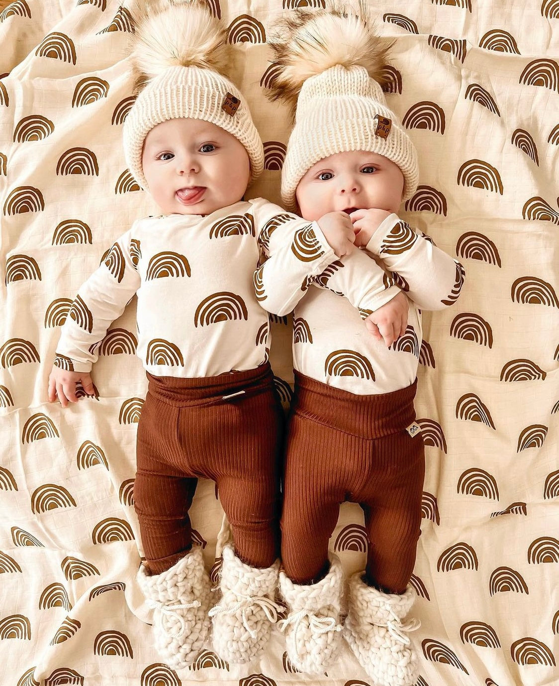 Cocoa Ribbed Leggings