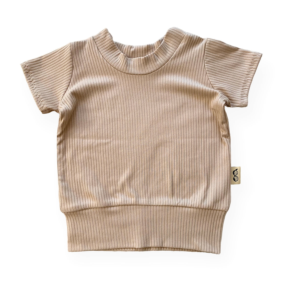 Latte Ribbed Summer Lounge Top