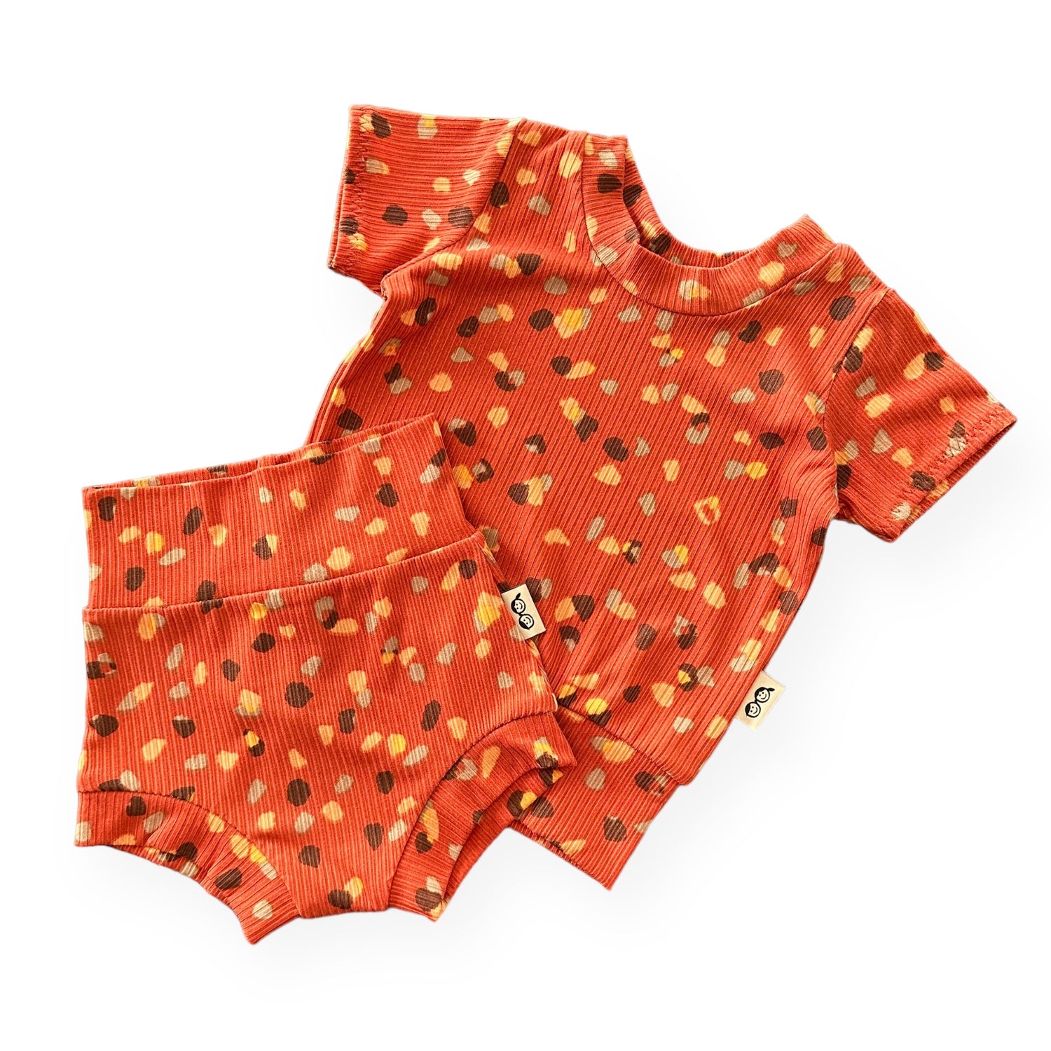 Orange Terrazzo Summer Lounge Set