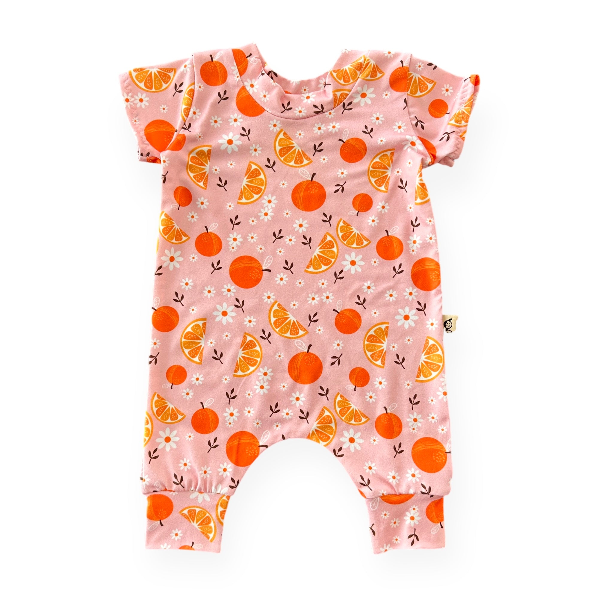 Orange Blossom Harem Romper