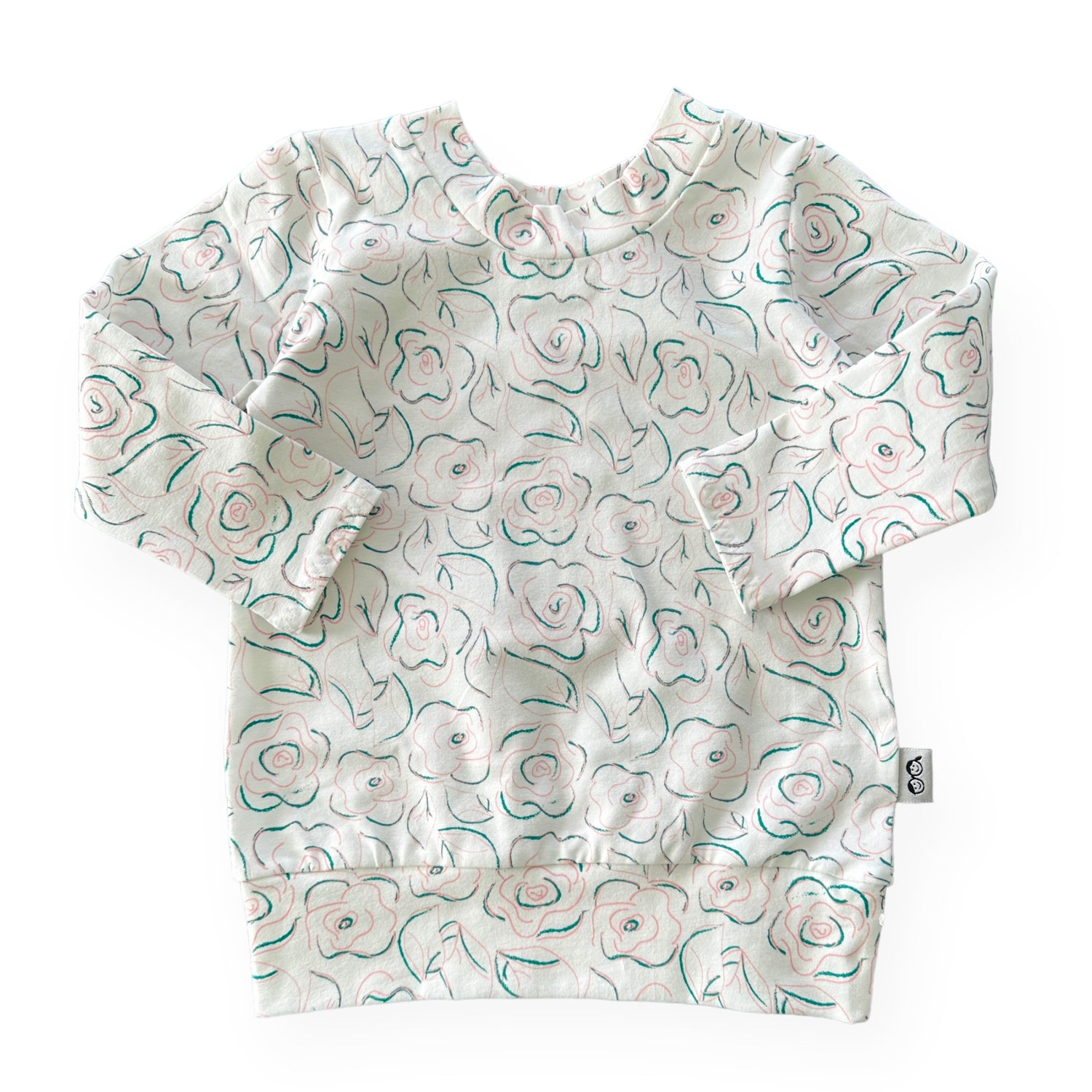 Sketched Roses Lounge Top