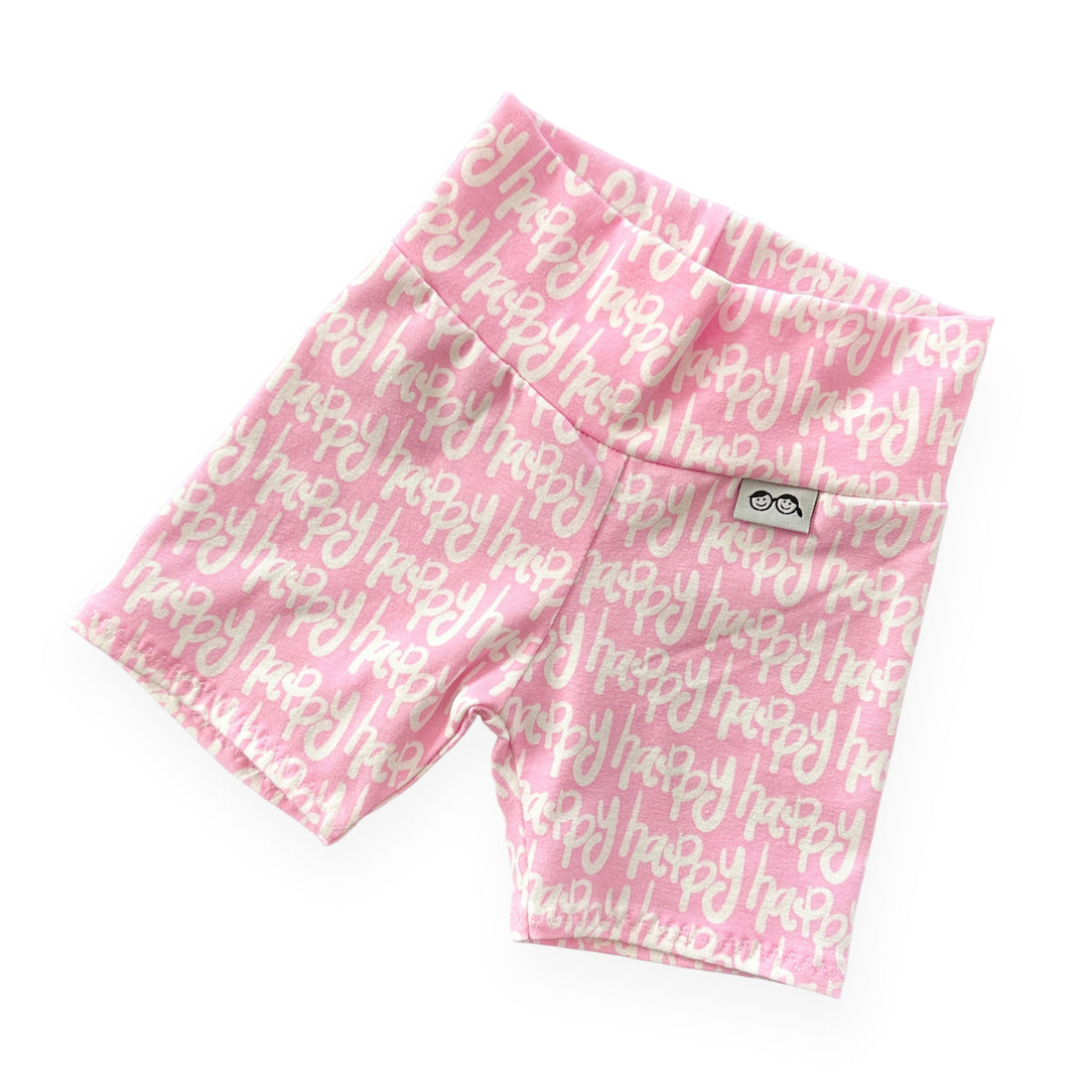 Happy Pink Biker Shorts