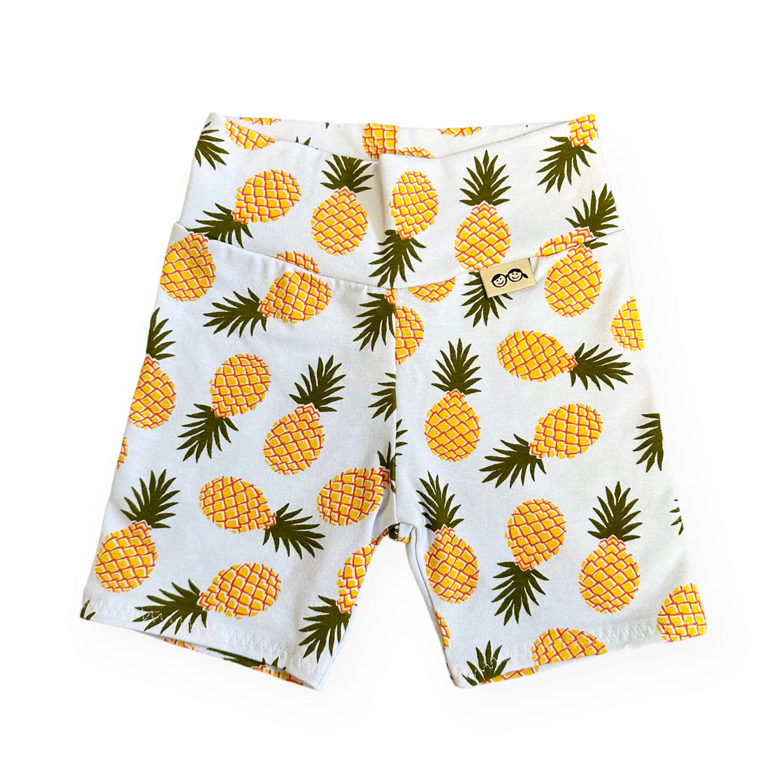 Pineapple Biker Shorts