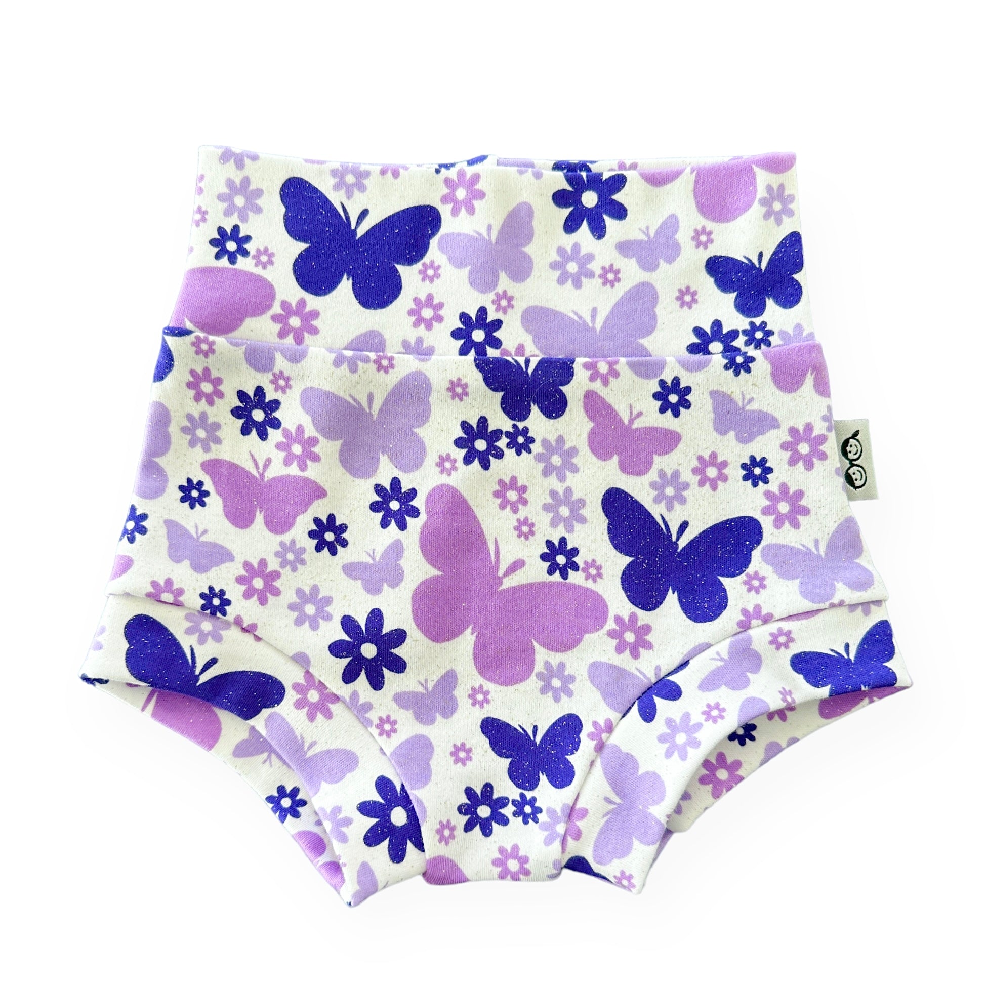 Purple Butterflies Bummies