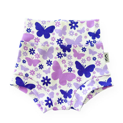 Purple Butterflies Bummies