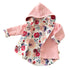 Pink Floral Hooded Jacket