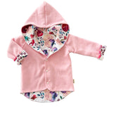 Pink Floral Hooded Jackets