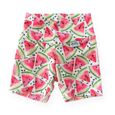 Watermelon Ribbed Biker Shorts