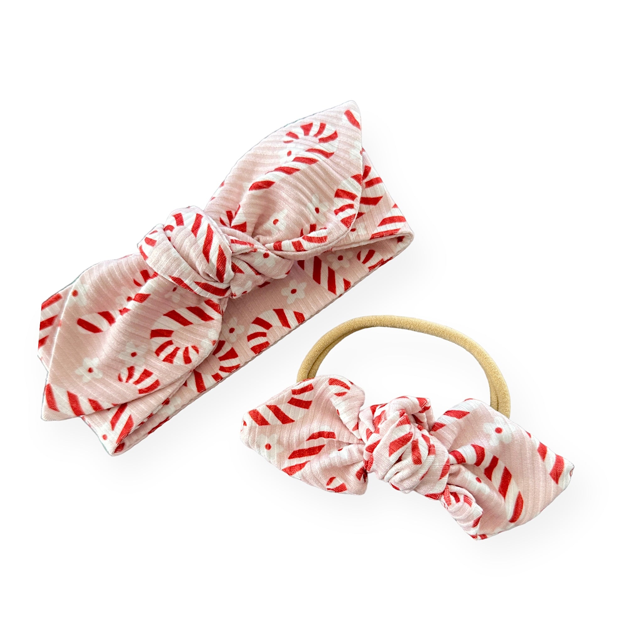 Pink Candy Canes Headbands