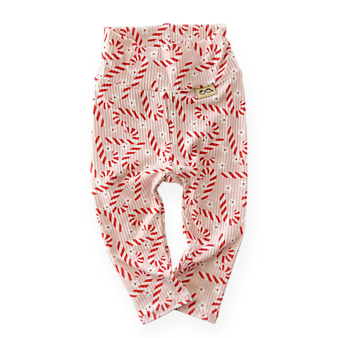 Pink Candy Canes Leggings