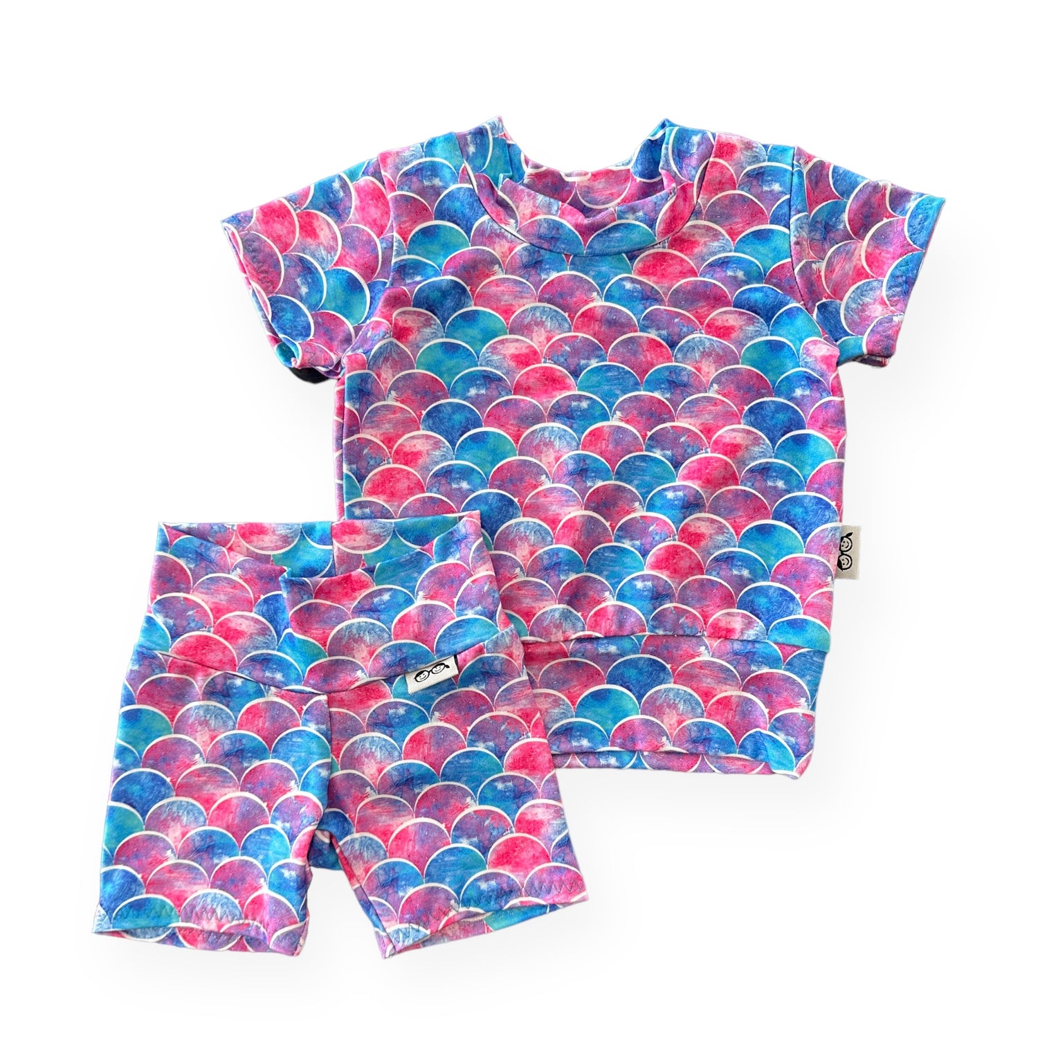 Mermaid Biker Shorts Lounge Set