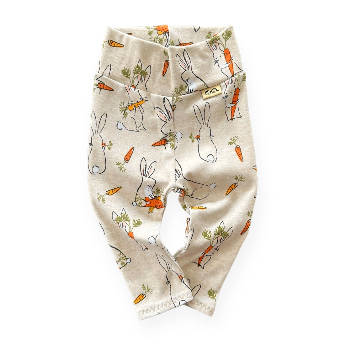 Easter Bunnies with Carrots Leggings