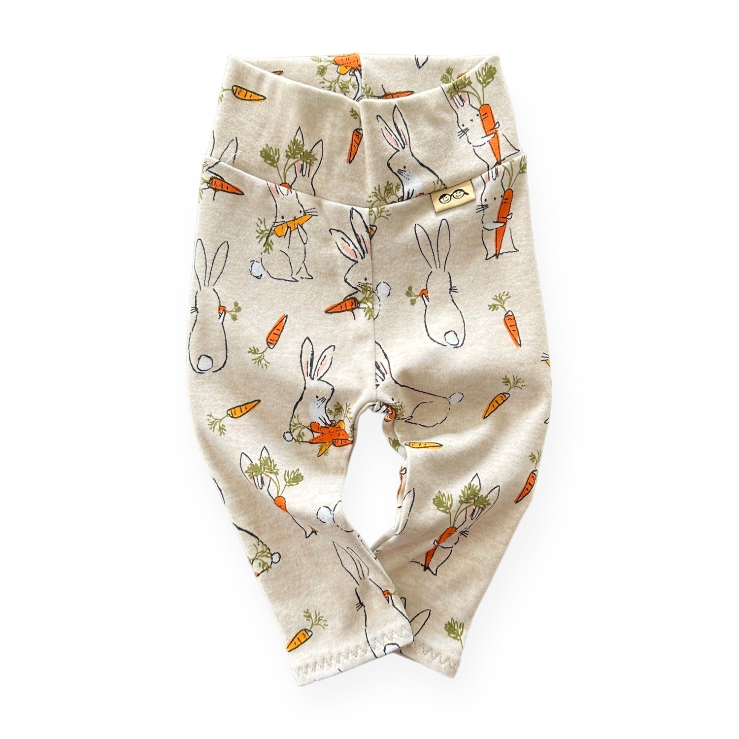 Easter Bunnies with Carrots Leggings