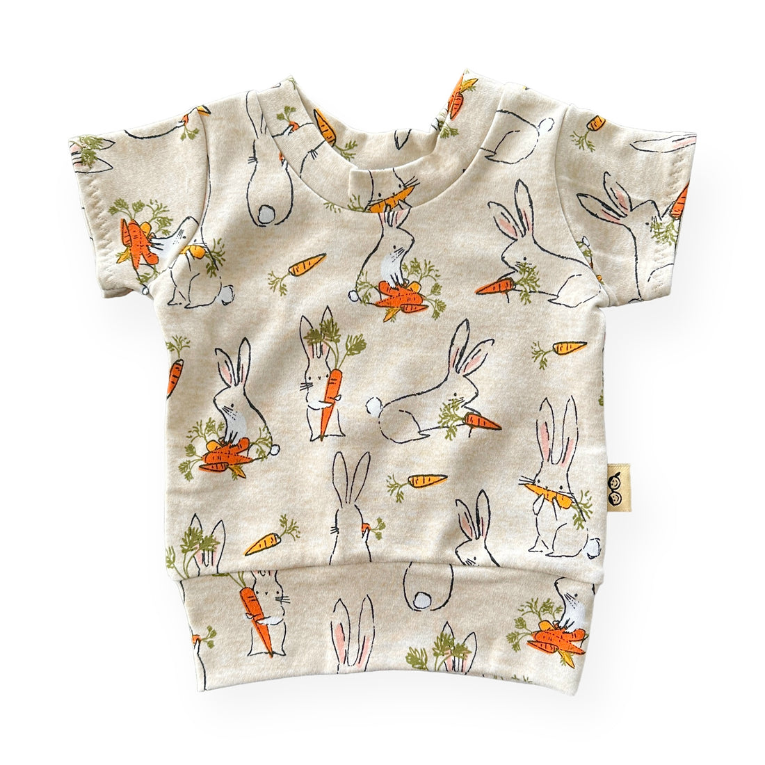 Easter Bunnies with Carrots Summer Lounge Top