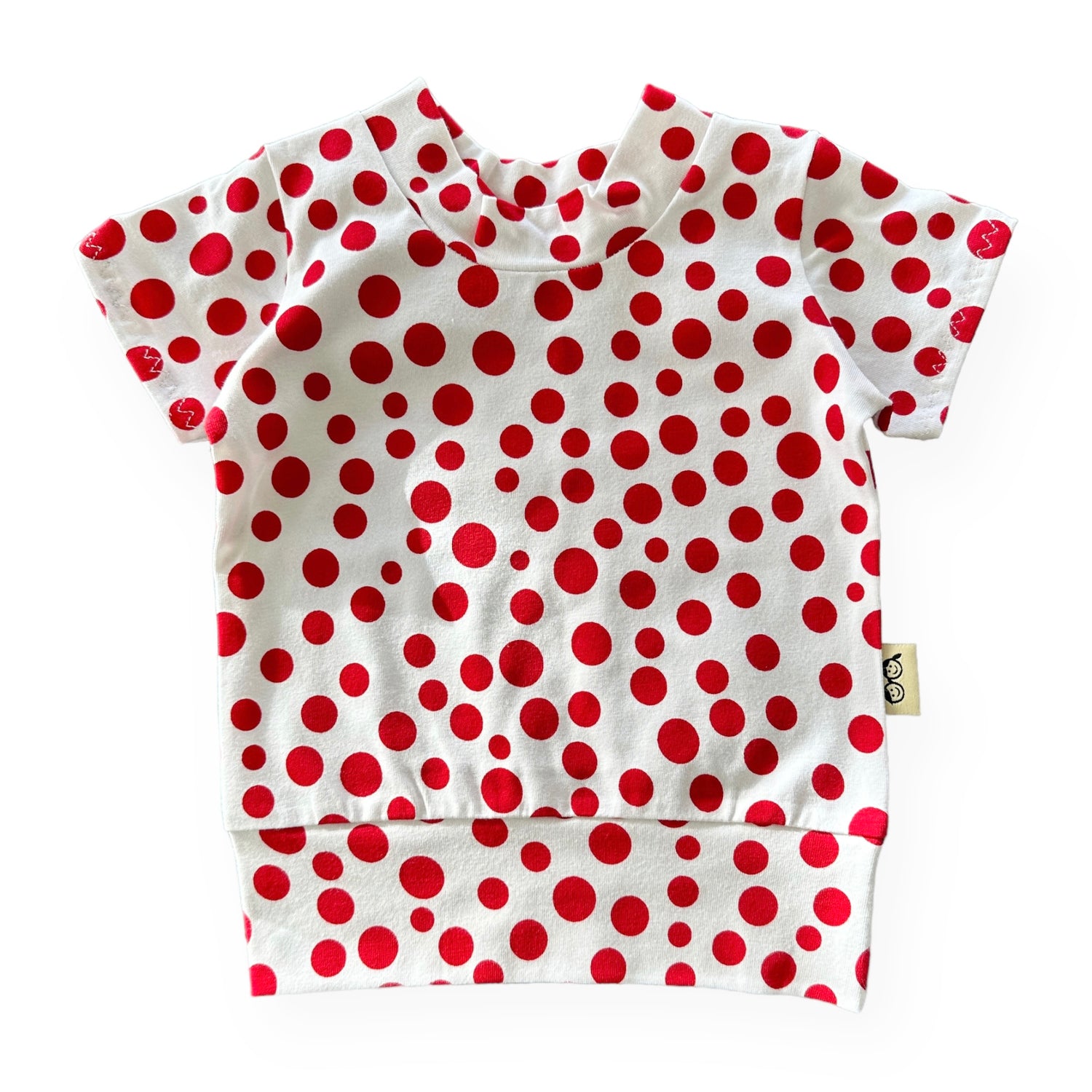 White Red Polka Dots Summer Lounge Top
