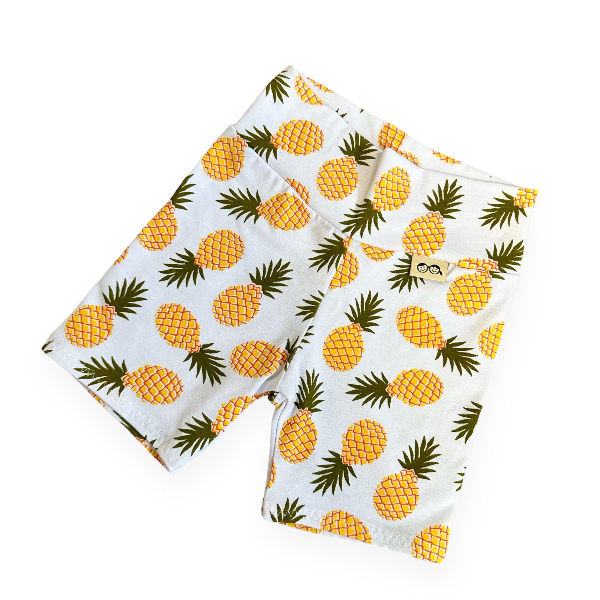 Pineapple Biker Shorts