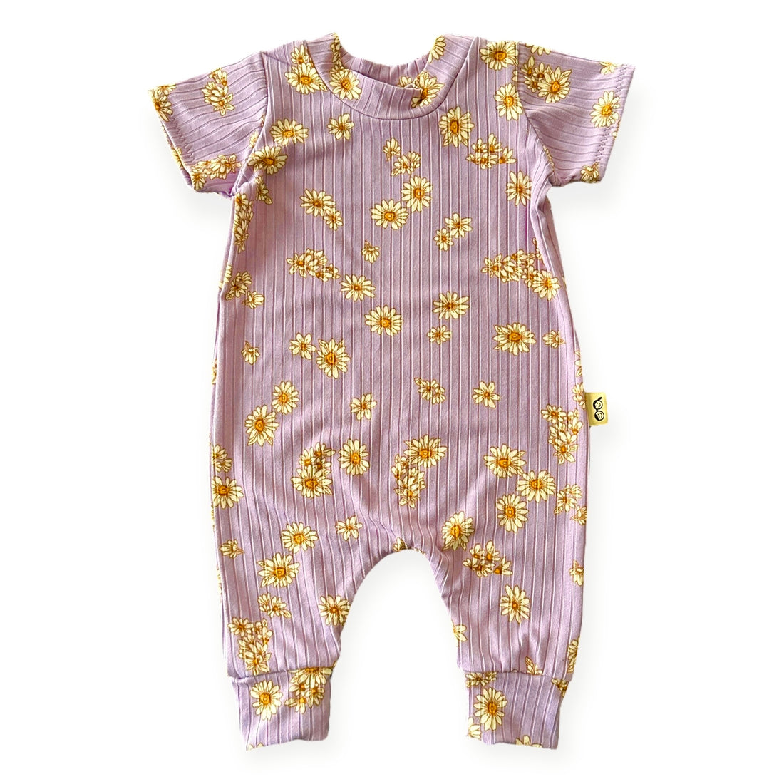 Lilac Daisies Harem Romper
